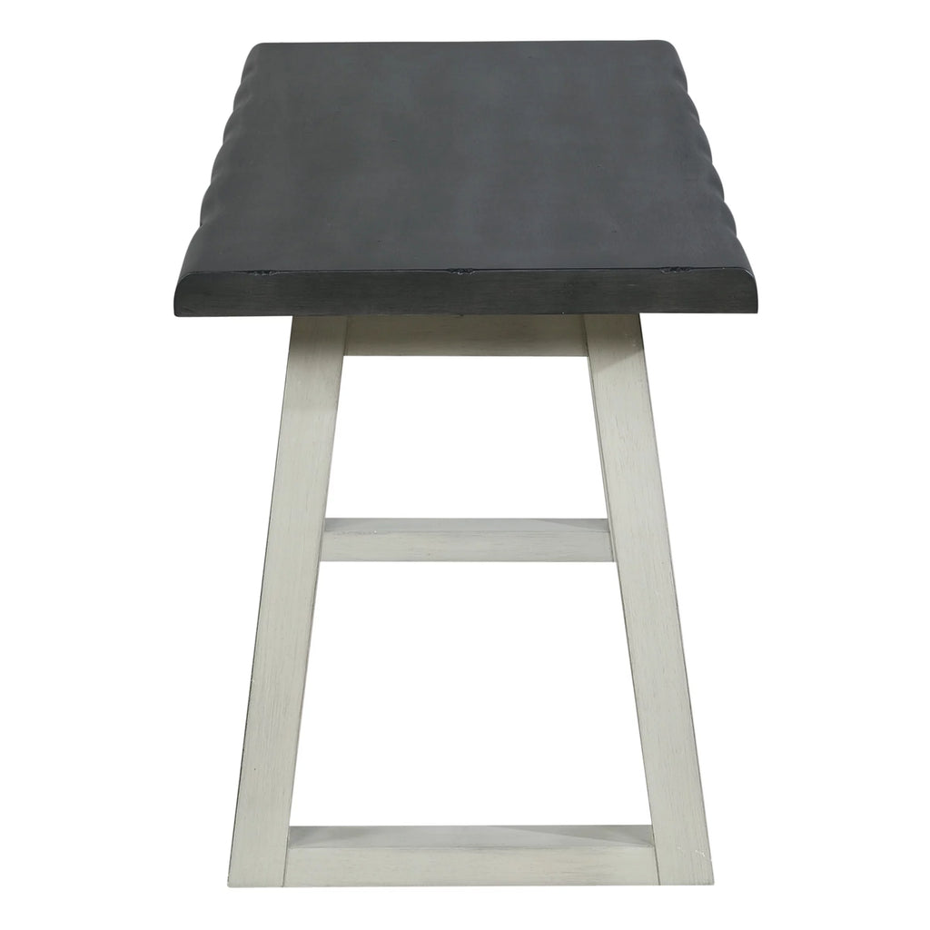 Charcoal Light Gray Bench G124