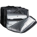Black Polyester Pizza Delivery Bag with Rack F334176