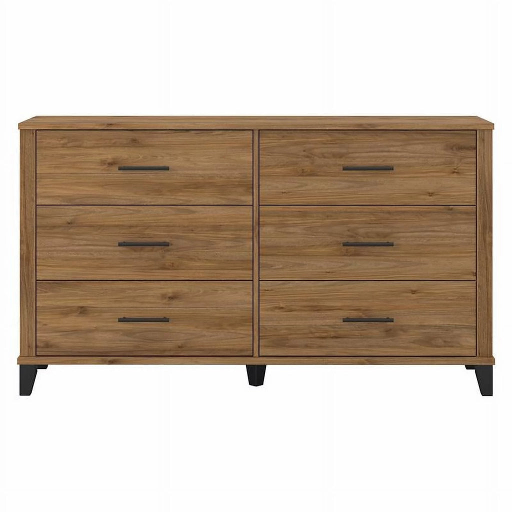 6 Drawer Engineered Wood Dresser F650010