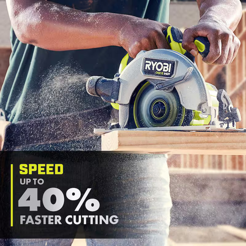 18V Brushless Cordless 7-1/4 in. Circular Saw with 4.0 Ah Lithium-Ion Battery V145275
