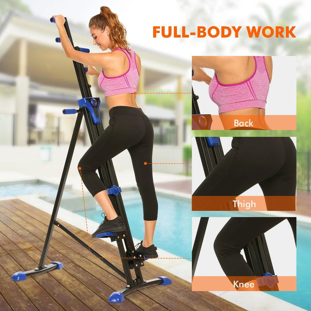 Vertical Climber and Folding Stair Stepper Machine J3749