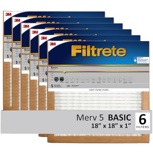 20x30x1 Air Filter, MERV 5, 6-Pack R667
