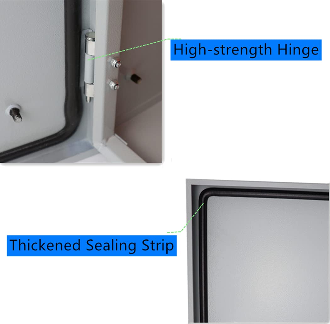 Cold Rolled Steel Electrical Box 23.6'' x 20'' x 8'' IP65 Weatherproof C795525