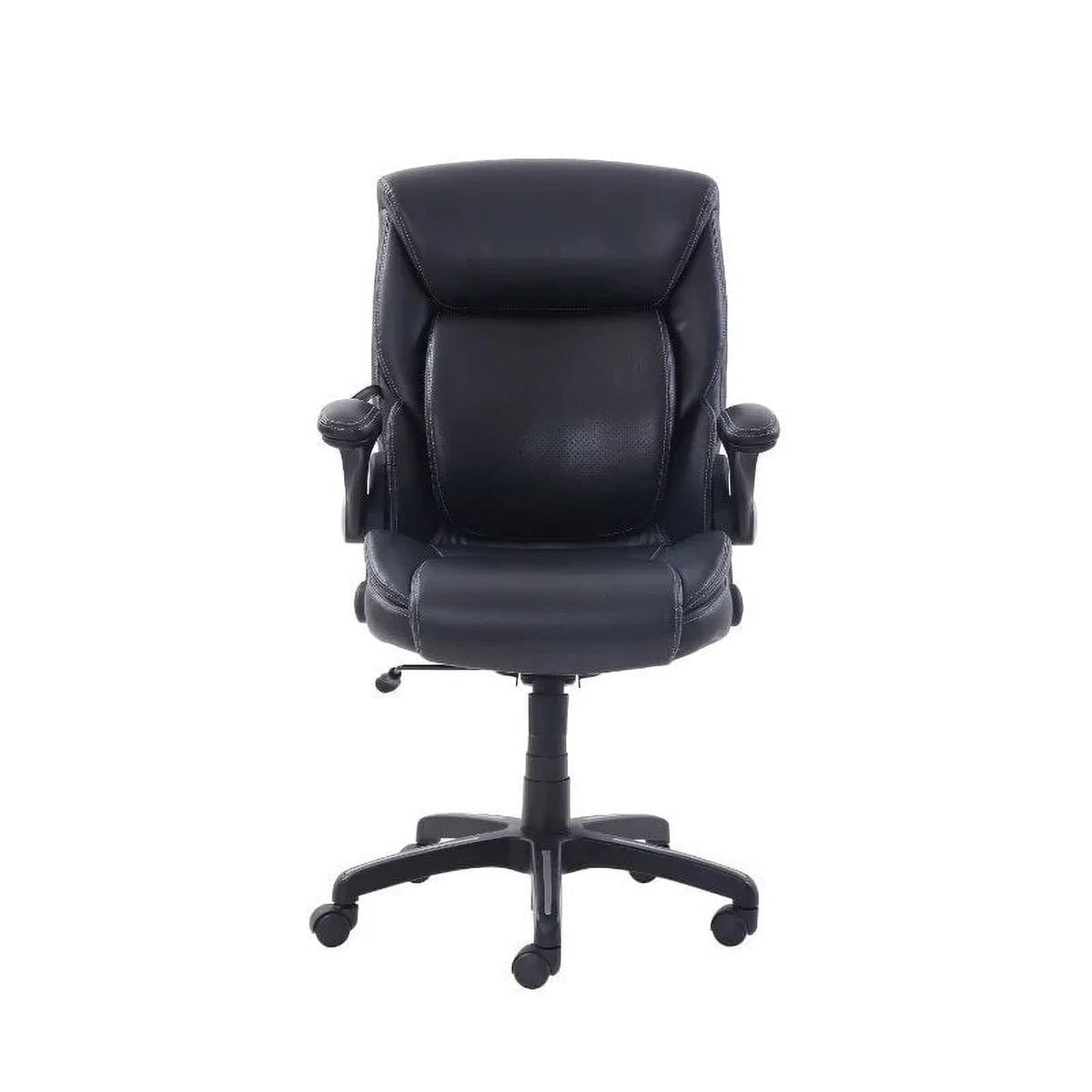 Black Bonded Leather Ergonomic Office Chair F167
