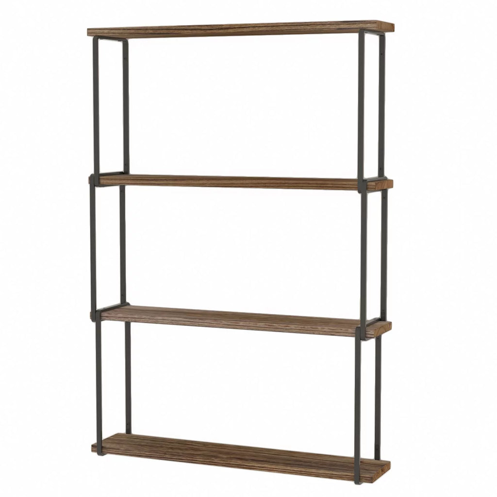 4-Tier Floating Shelves Wall Storage H57996