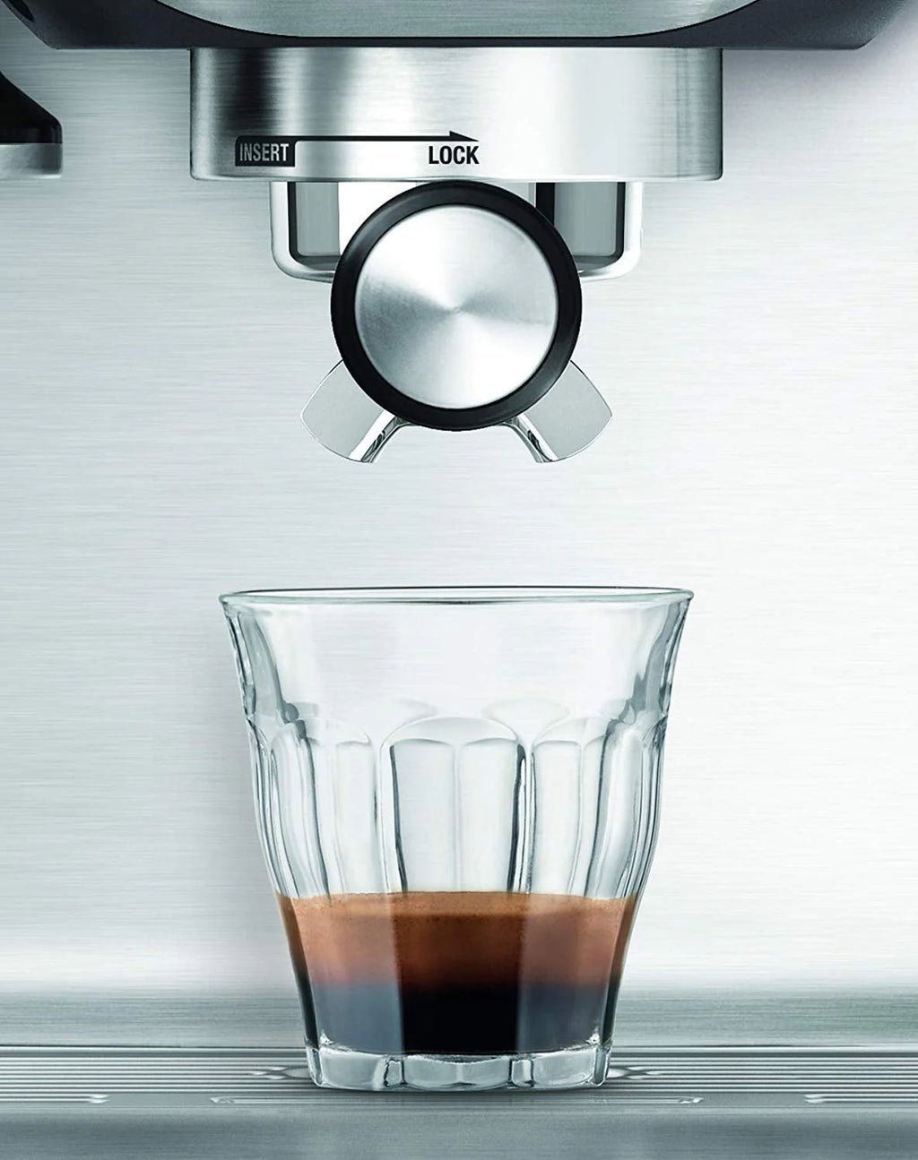 Espresso Machine, 61 Fluid Ounces, Stainless Steel C246488