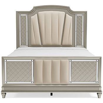 Queen Upholstered Panel Headboard P542835