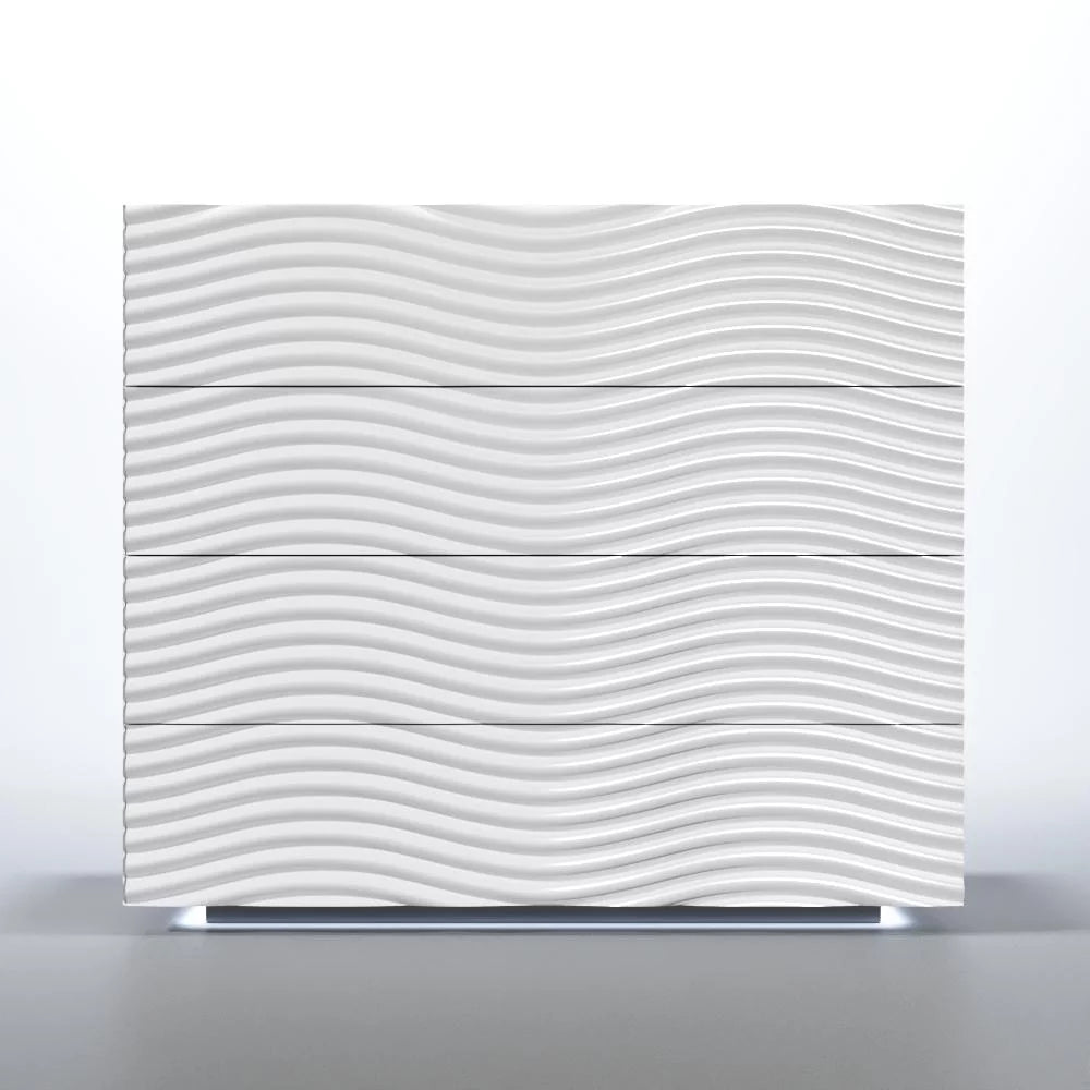 White Single Dresser U276594