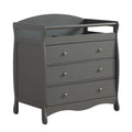 Gray 3 Drawer Changing Dresser Q88507