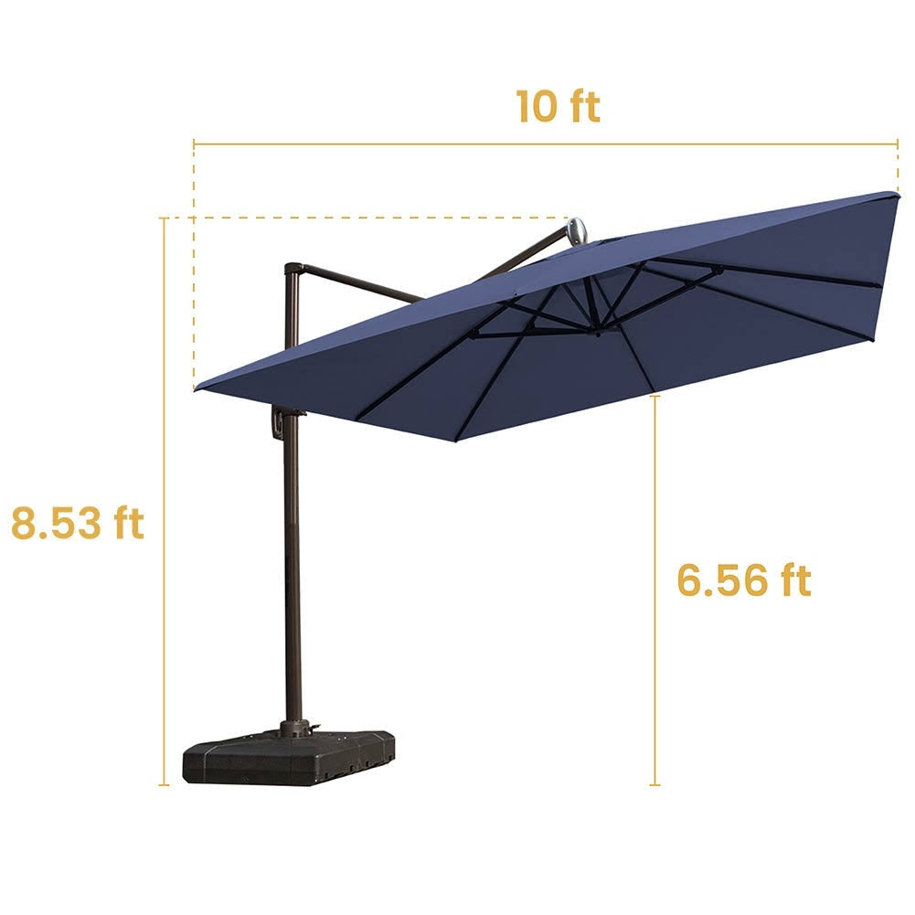 10-Foot Cantilever Umbrella with Cross Base T267