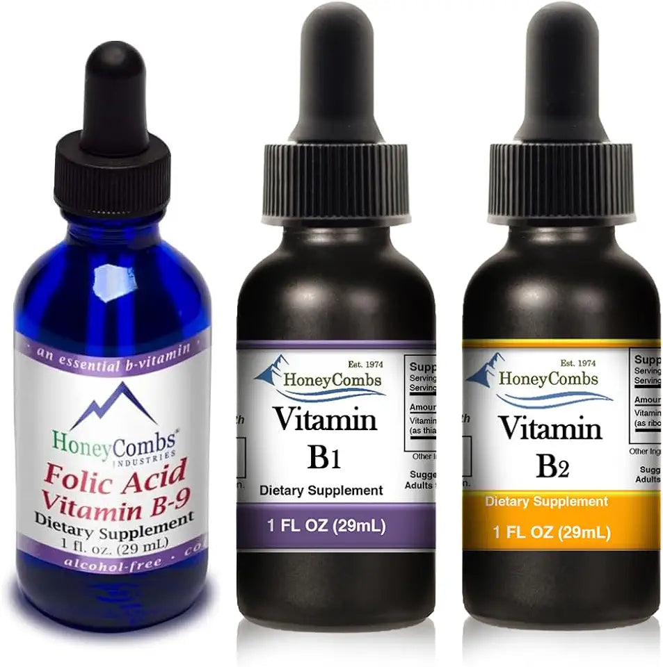 Vitamin B9 Folic Acid Drops + Vitamin B1 Thiamine Drops + Vitamin B2 Riboflavin Drops H694870