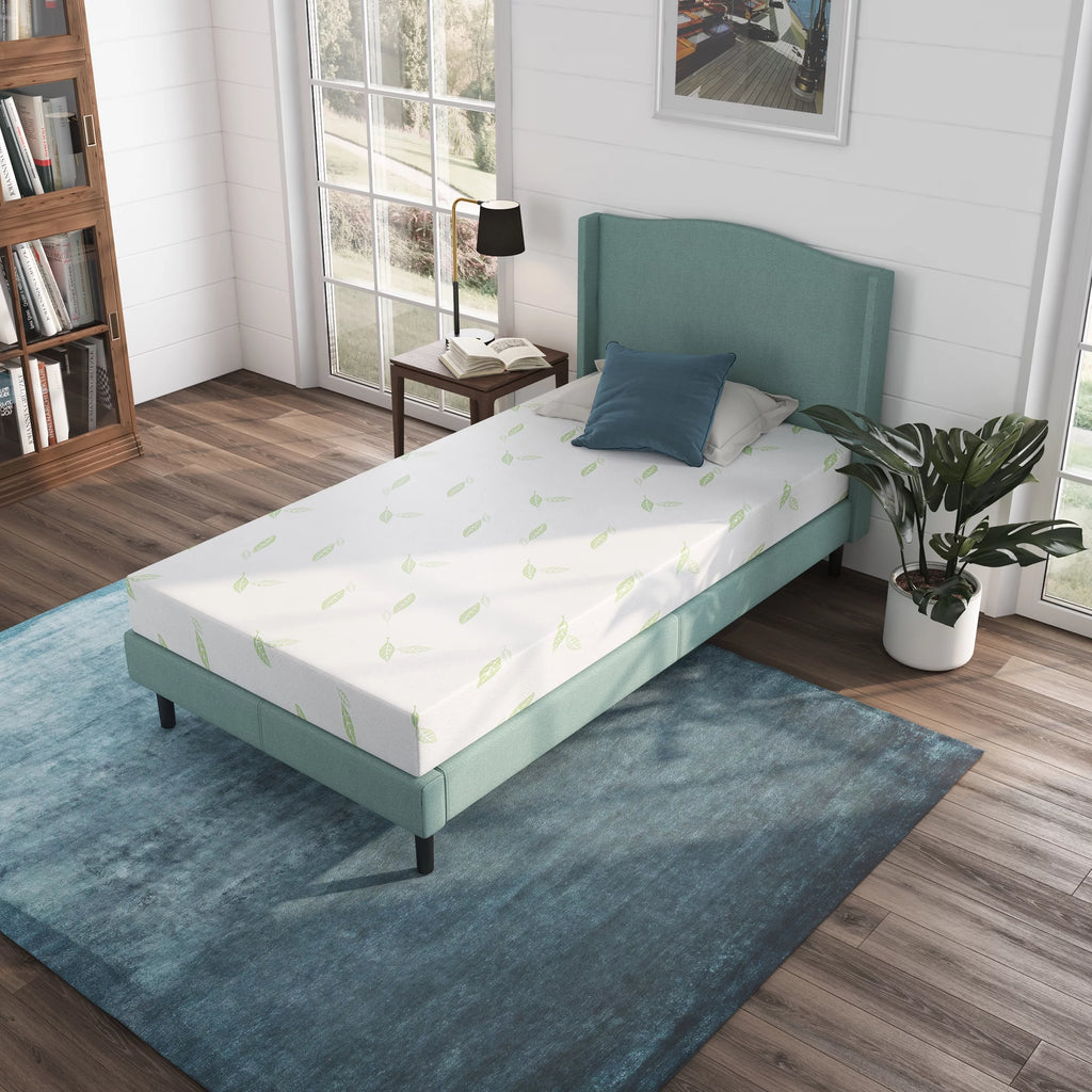 6 Medium Firm Green Tea Infused Memory Foam Mattress Twin XL G540