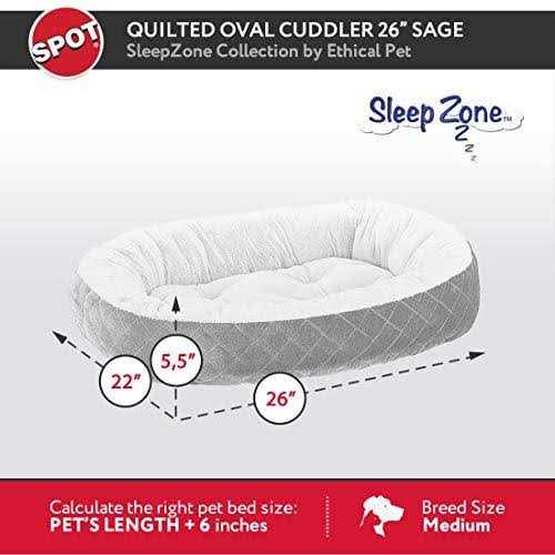 Quilted Oval Cuddler Pet Bed R99053