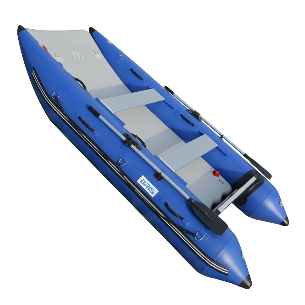 11 ft Inflatable Catamaran Boat Blue N903229