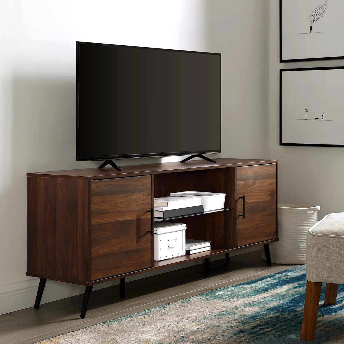2-Door TV Stand V26291