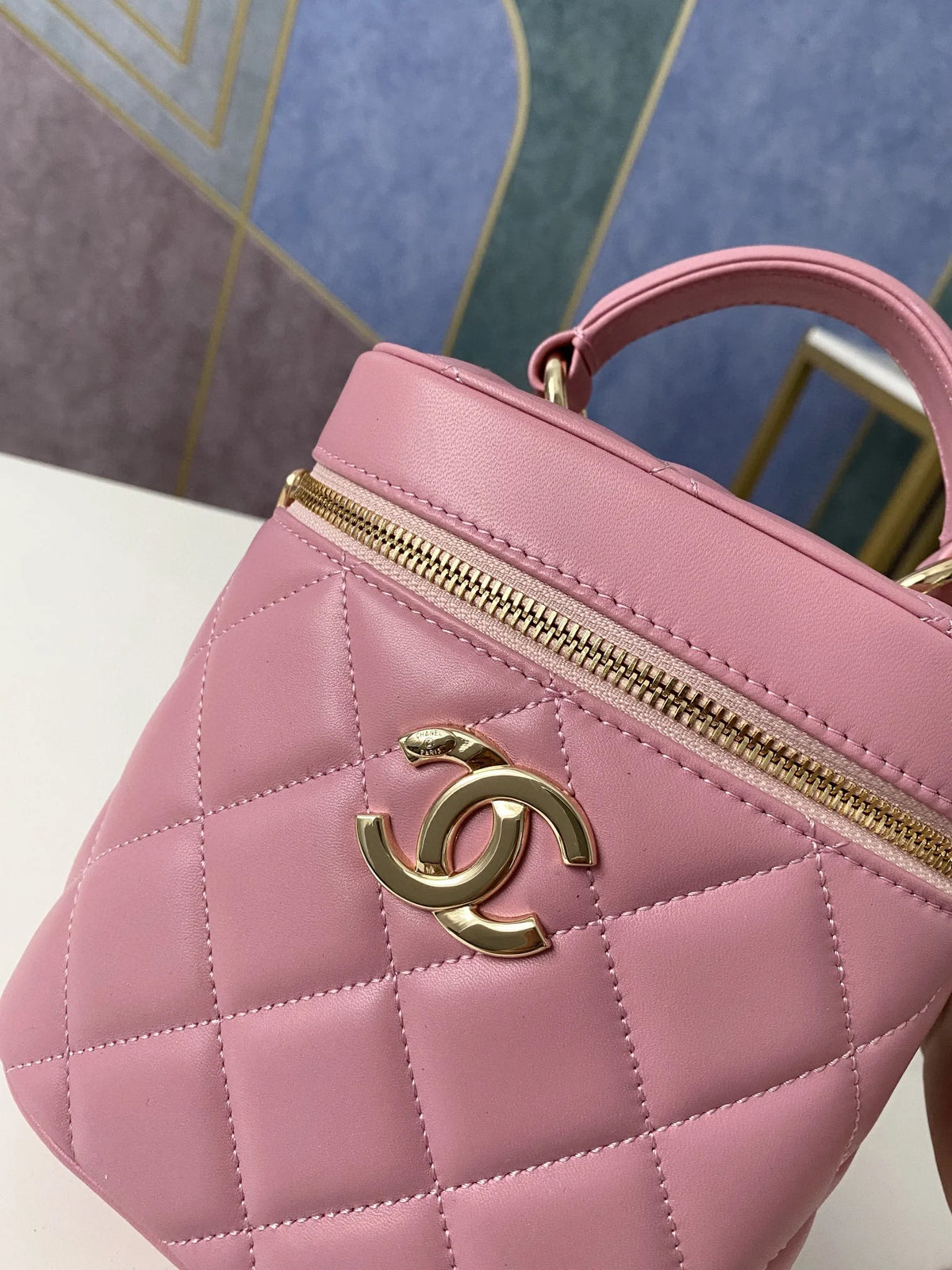 Pink Vanity Case Handbag M575458