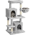 Gray Cat Tree with Two Condos Z96600