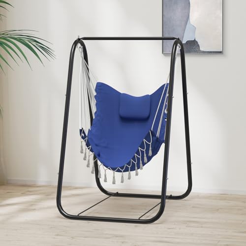 Heavy-Duty Rustproof Hammock Chair with Stand Q6452