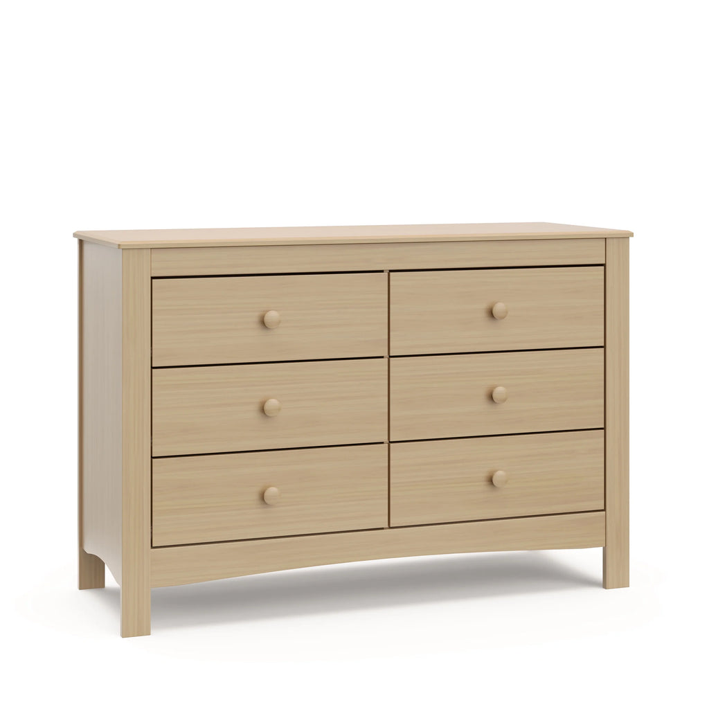 White 6 Drawer Double Dresser G73501