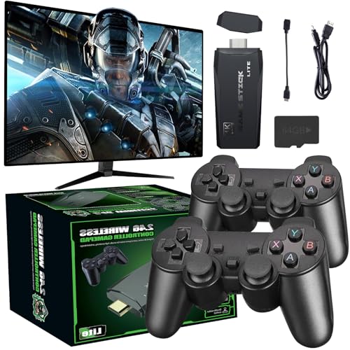 Wireless Retro Game Console with 20000+ Games, 9 Emulators, 4K Output, 2.4GHz Controller, 64G Z8202
