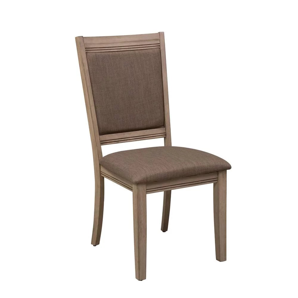 Brown Set of 2 Upholstered Side Chair U26991