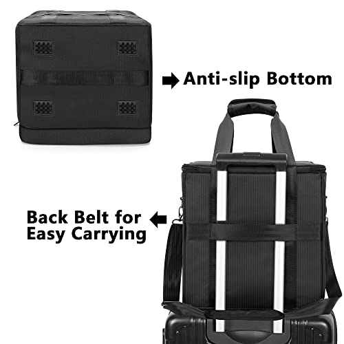 Vinyl Record Carrying Bag with Dividers Holds up to 60 LP Records D443