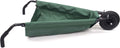 Green Canvas Folding Wheelbarrow Yard Cart X7389