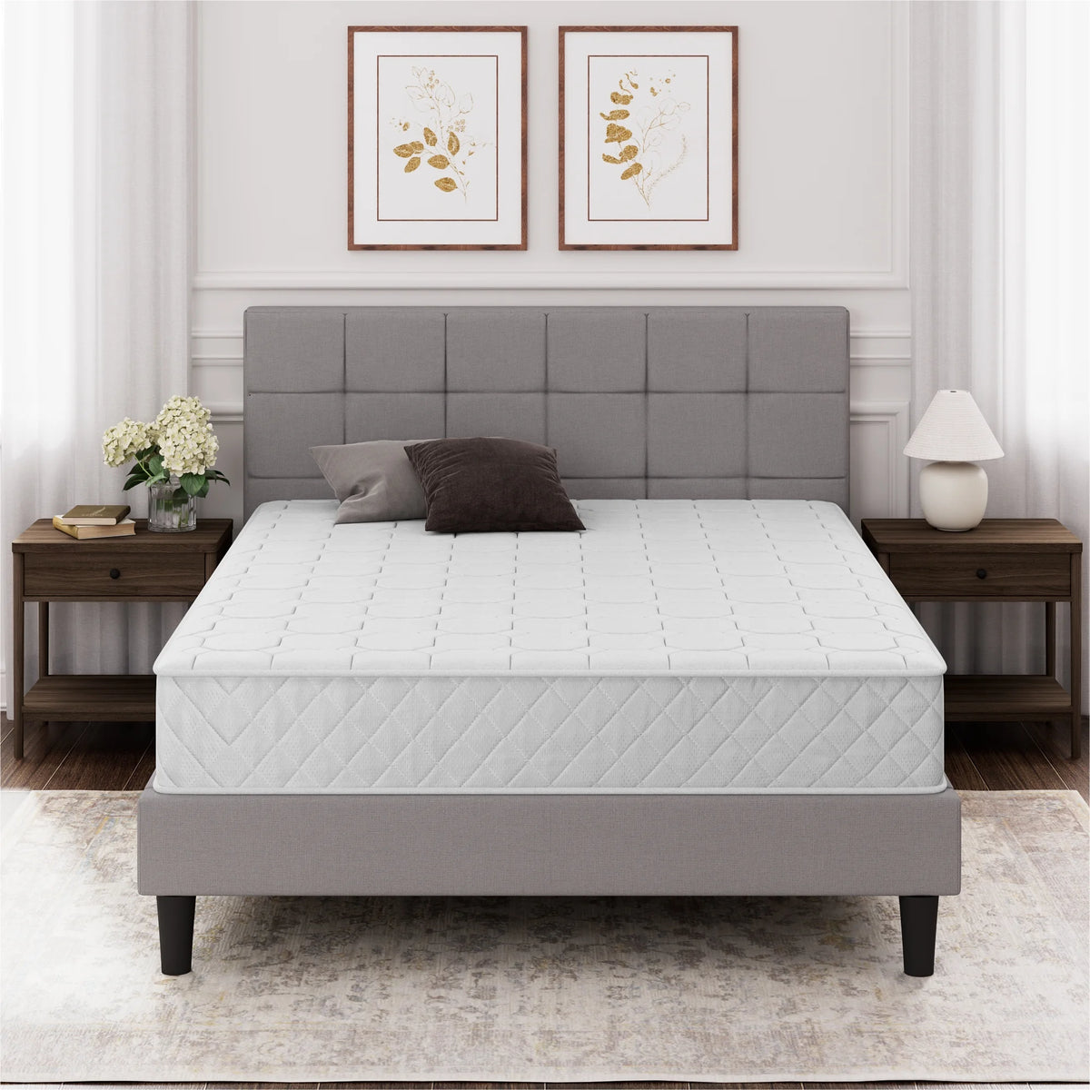 8 Quilted Hybrid Foam and Pocket Spring Mattress Twin XL C72800