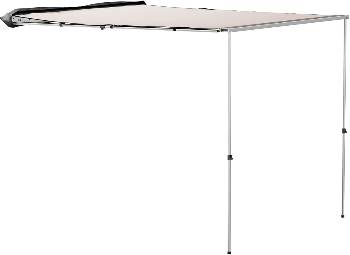 6.6'x8.2' Waterproof UV50+ Retractable Car Side Awning with Carry Bag Z762