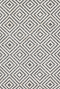 Charcoal Ivory 9'3 x 13' Rug W7108