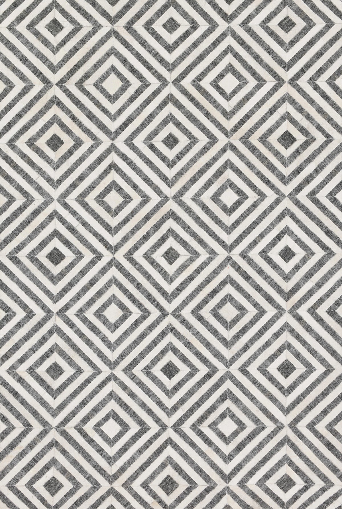 Charcoal Ivory 9'3 x 13' Rug W7108
