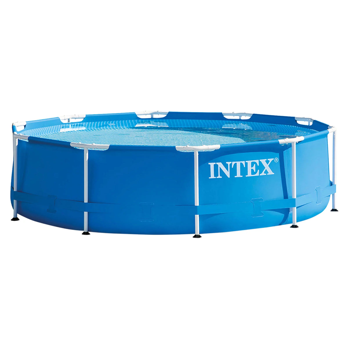 Round Metal Frame Above Ground Swimming Pool with Cover V8805
