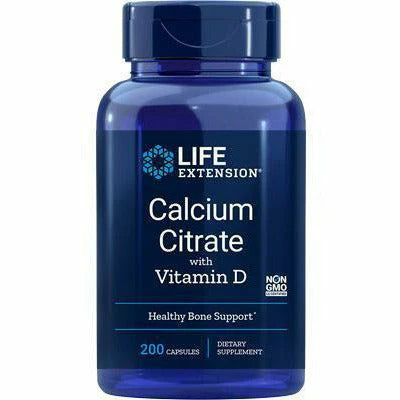 Calcium Citrate with Vit D 200 vegcaps A507
