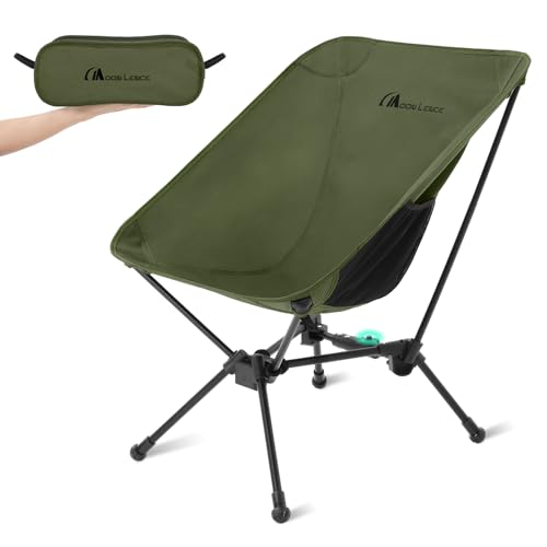 Portable Folding Camping Chair 330 lbs Black Z85314