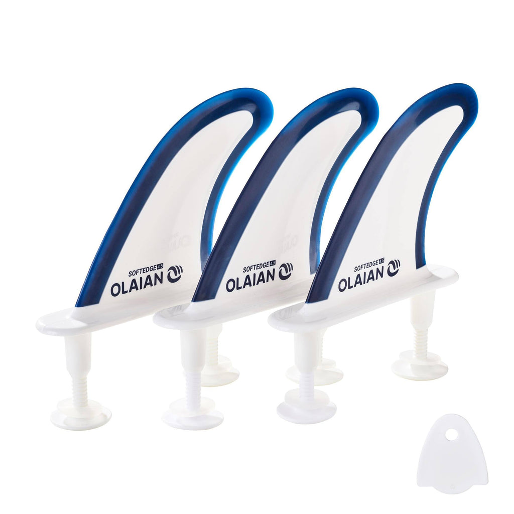 6&8x22 Foam Surfboard with Leash and 3 Fins Z9344