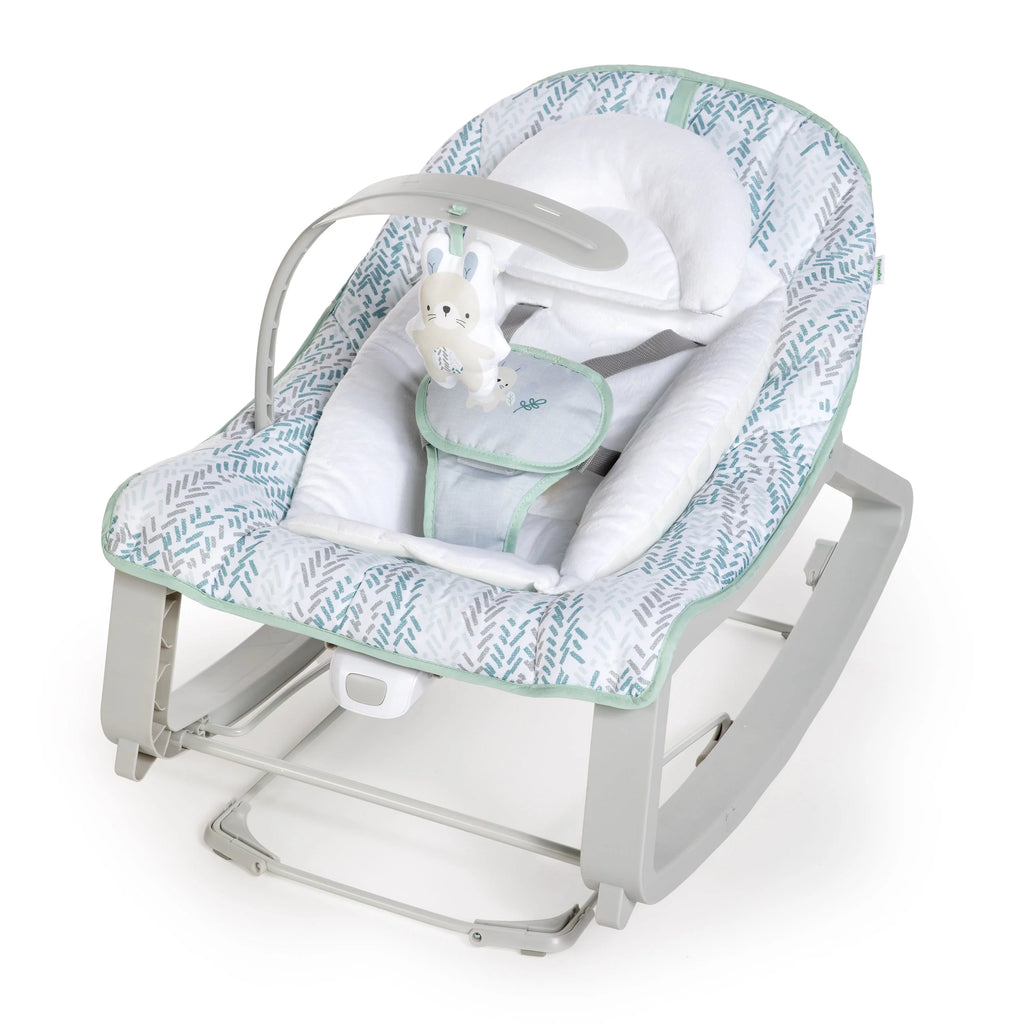 Gray 3-in-1 Baby Bouncer and Rocker Chair N162450