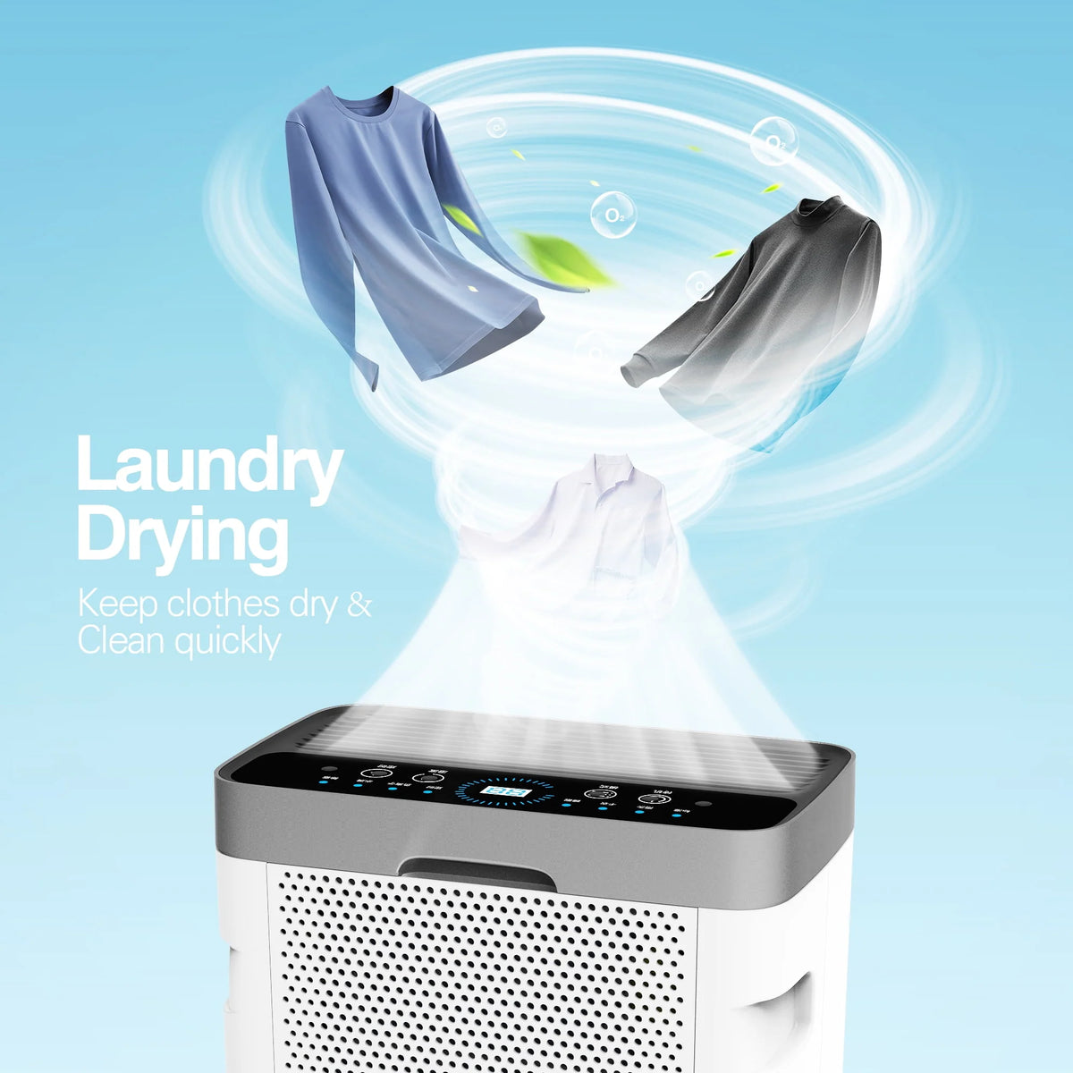 22 Pints Portable Dehumidifier with Drain Hose B479