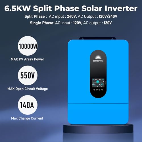 8000W 48V Pure Sine Wave Solar Inverter with 2 MPPT Z7415