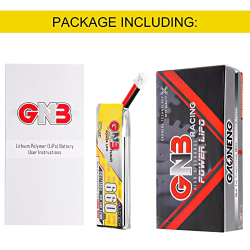 660mAh 1S LiPo Battery 4PCS 3.8V 90C JST-PH2.0 Micro FPV Racing Drone X413437