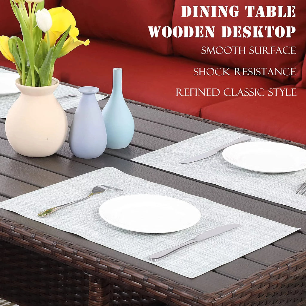 7 Piece All Weather Wicker Outdoor Conversation Set X93125