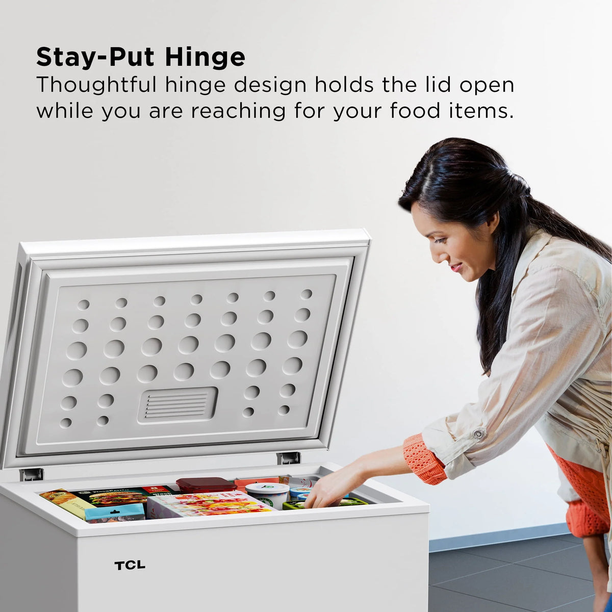 White 5.0 Cu. ft. Chest Freezer H595