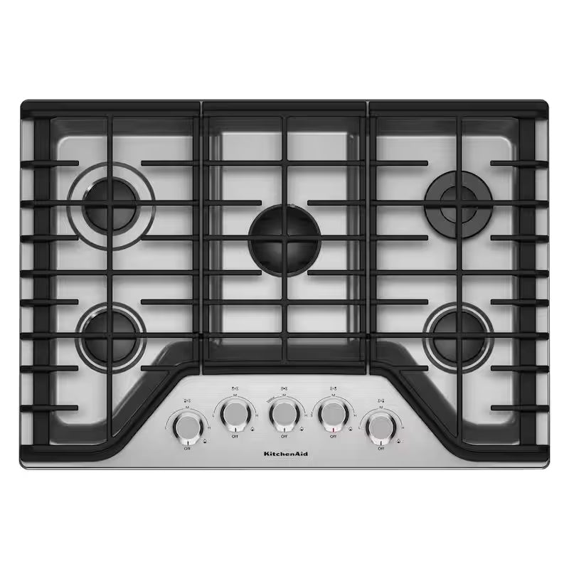 36 in. Stainless Steel Gas Cooktop with 5 Burners Q5659