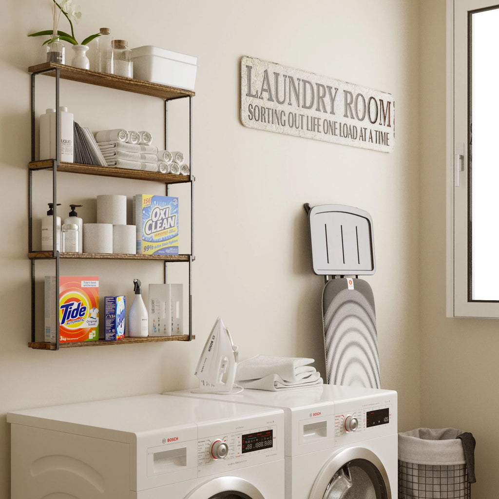 4-Tier Floating Shelves Wall Storage H57996