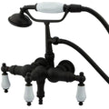 Wall Mount Clawfoot Tub Filler with Hand Shower Oil Rubbed Bronze K31936