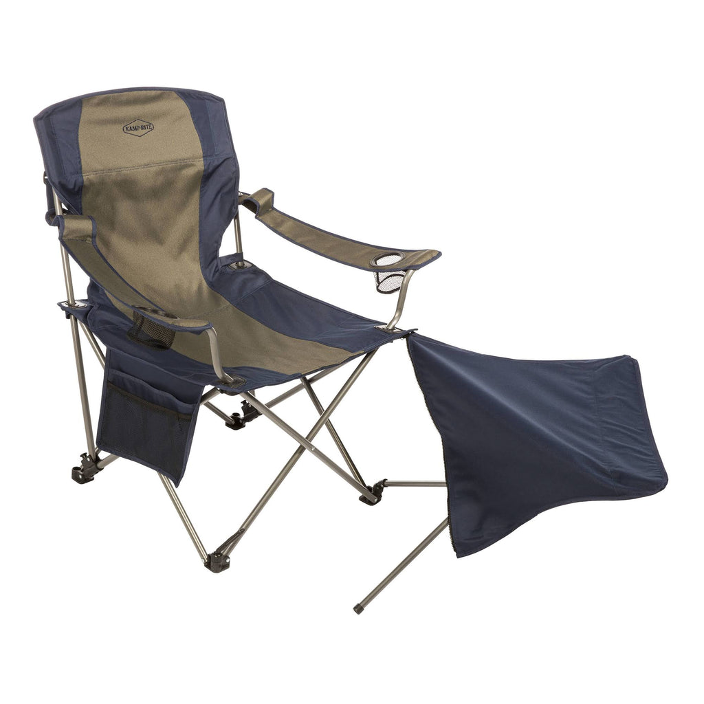 Folding Camping Chair with Footrest 2 Pack Z355