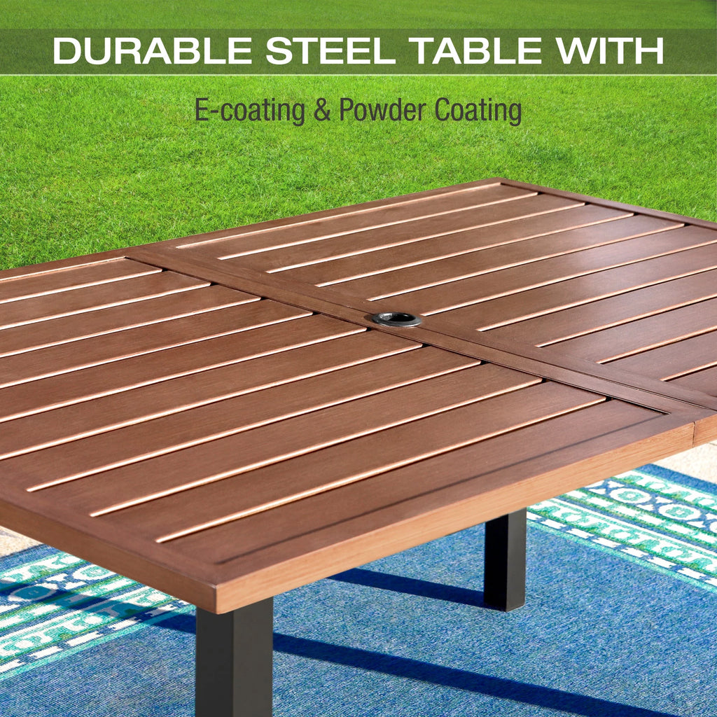 7-Piece Metal Outdoor Patio Dining Set C6249
