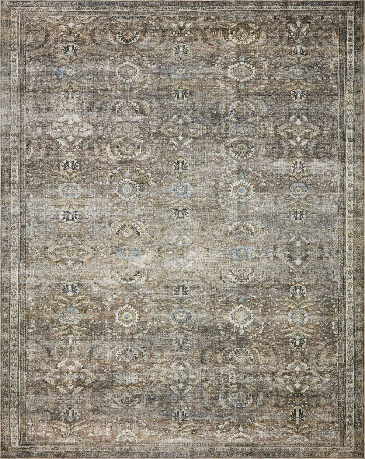 Antique Moss Rug Z4916