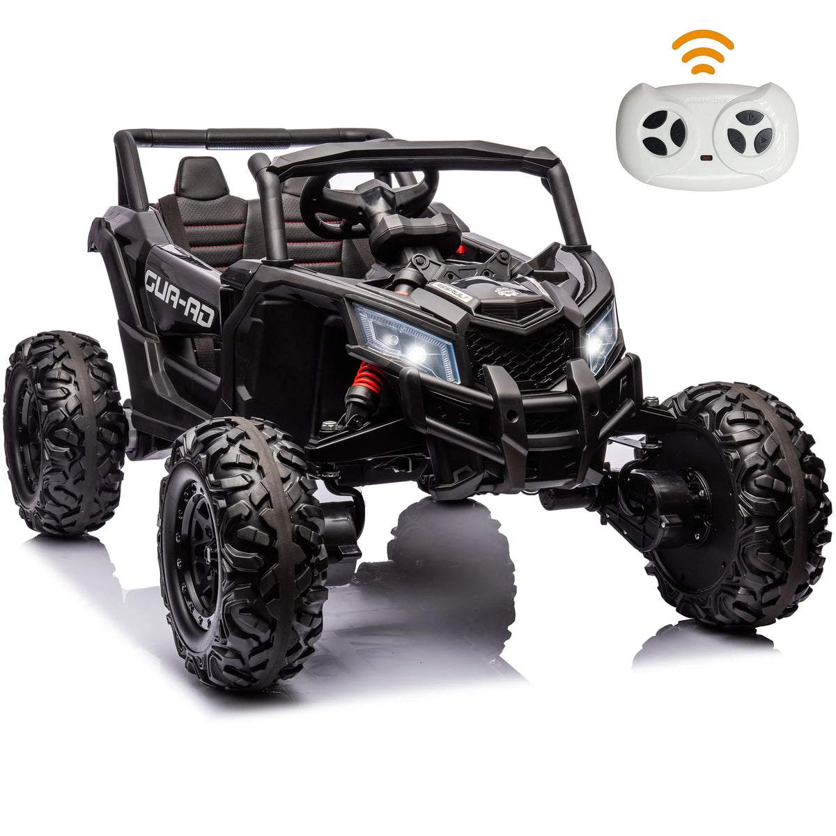 24V Ride On Truck Car with Parent Remote Control, Black B8528