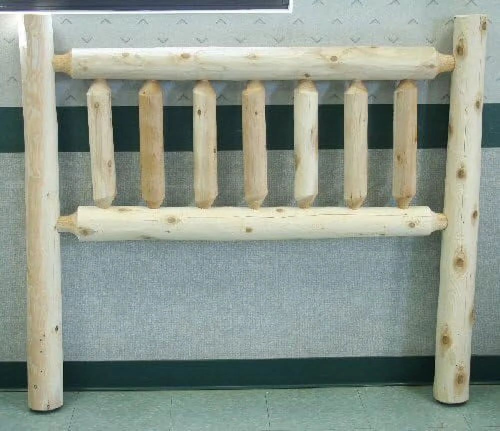 Unfinished Wooden Headboard Double O256