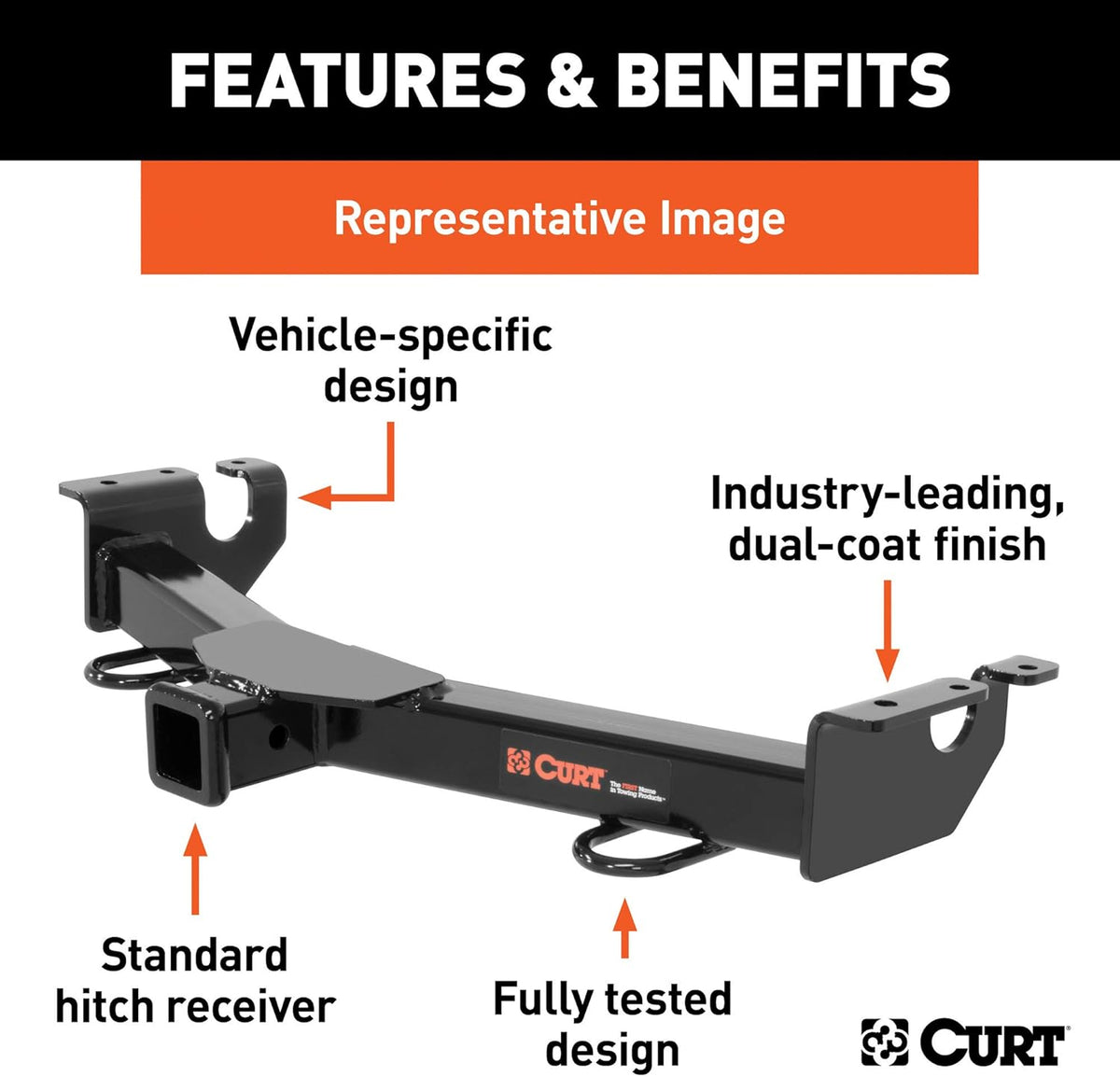 2-Inch Front Receiver Hitch K517
